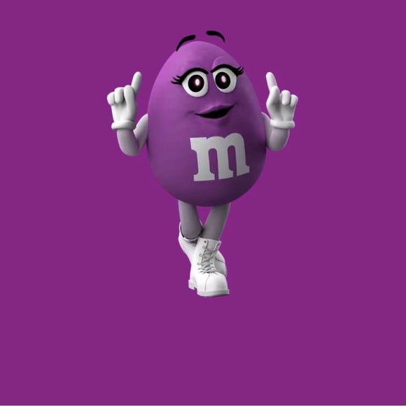 Purple M & M - Picture 1 of 2
